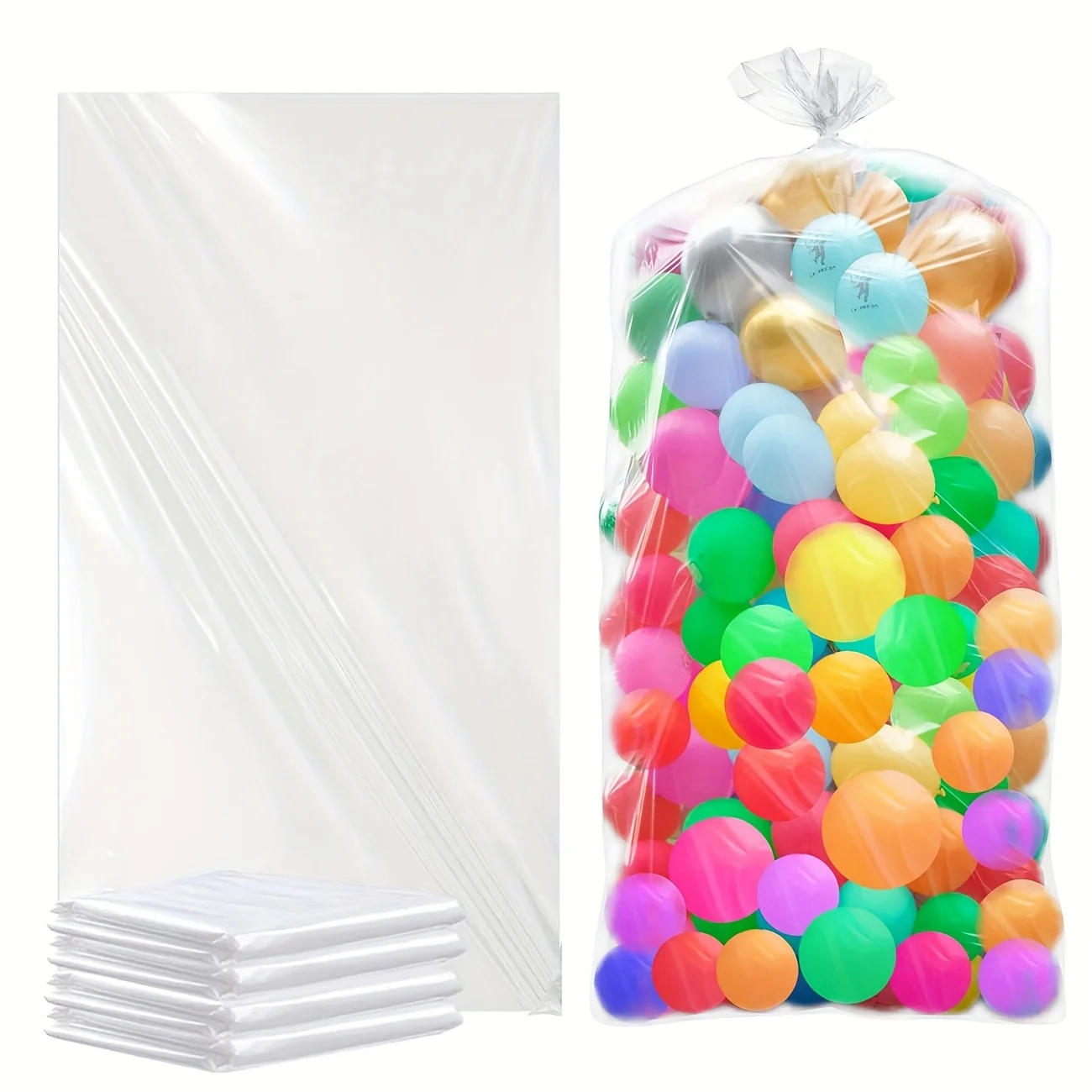 8pcs Large Balloon Bag Transparent Storage Bag Plastic Balloon Bag 98"x59in" 3pcs 59"x47" 5pcs Balloon Transport Bags for Birthd
8pcs Large Balloon Bag Transparent Storage Bag Plastic Balloon Bag 98"x59in" 3pcs 59"x47" 5pcs Balloon Transport Bags for Birthd