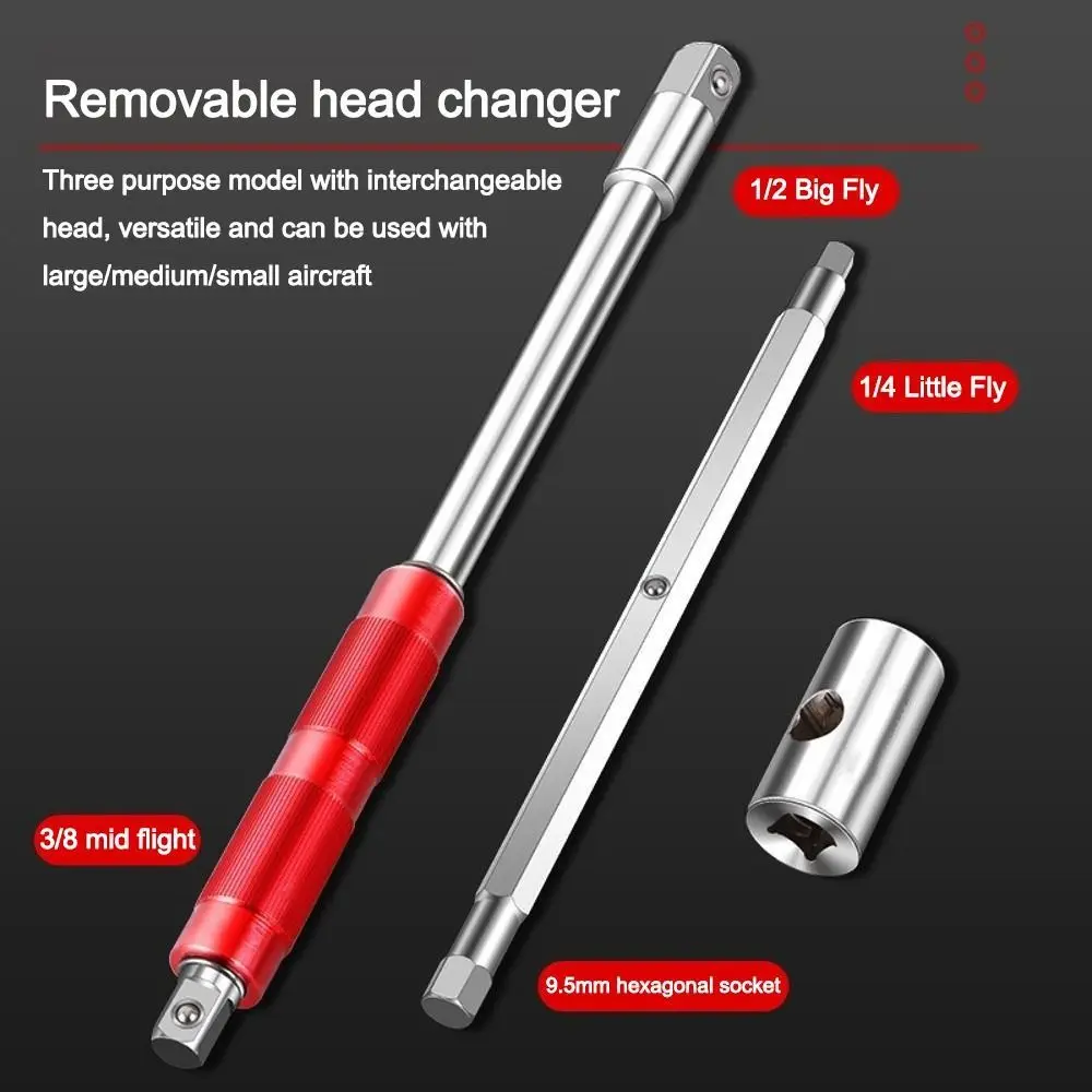 Gifts Multifunctional T-Handle Wrench Set Universal Replaceable Wrench Repair Extension Rod
Gifts Multifunctional T-Handle Wrench Set Universal Replaceable Wrench Repair Extension Rod