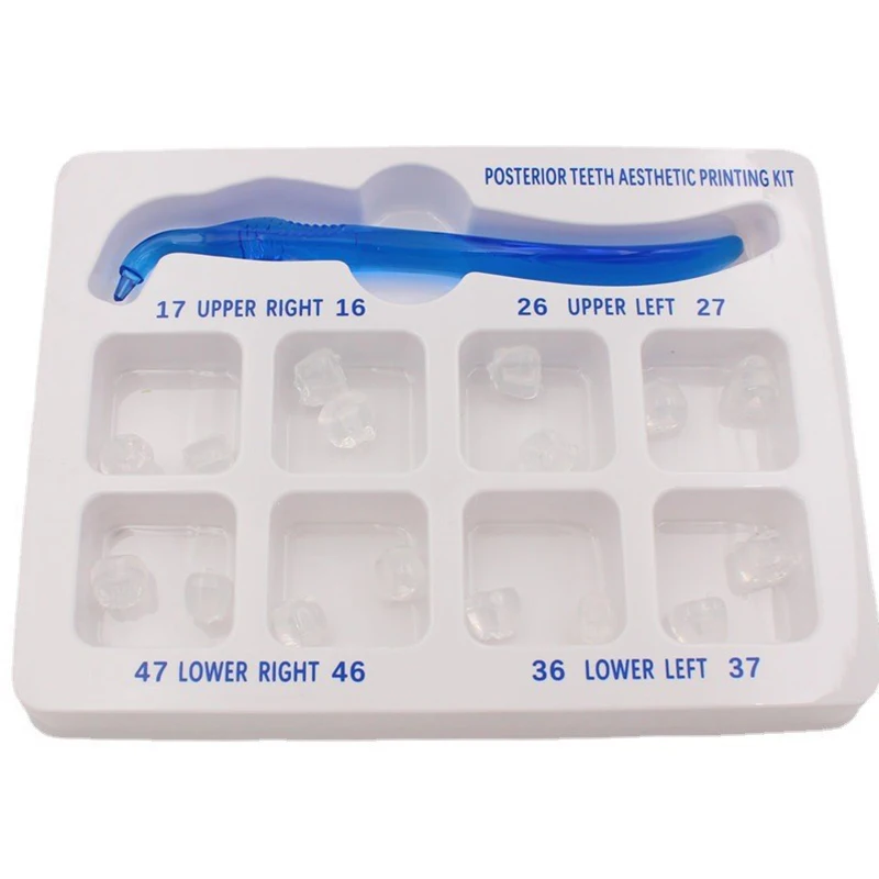 Dental Restoration Filling Tools Posterior Teeth Aesthetic Printing Mould Kits
Dental Restoration Filling Tools Posterior Teeth Aesthetic Printing Mould Kits