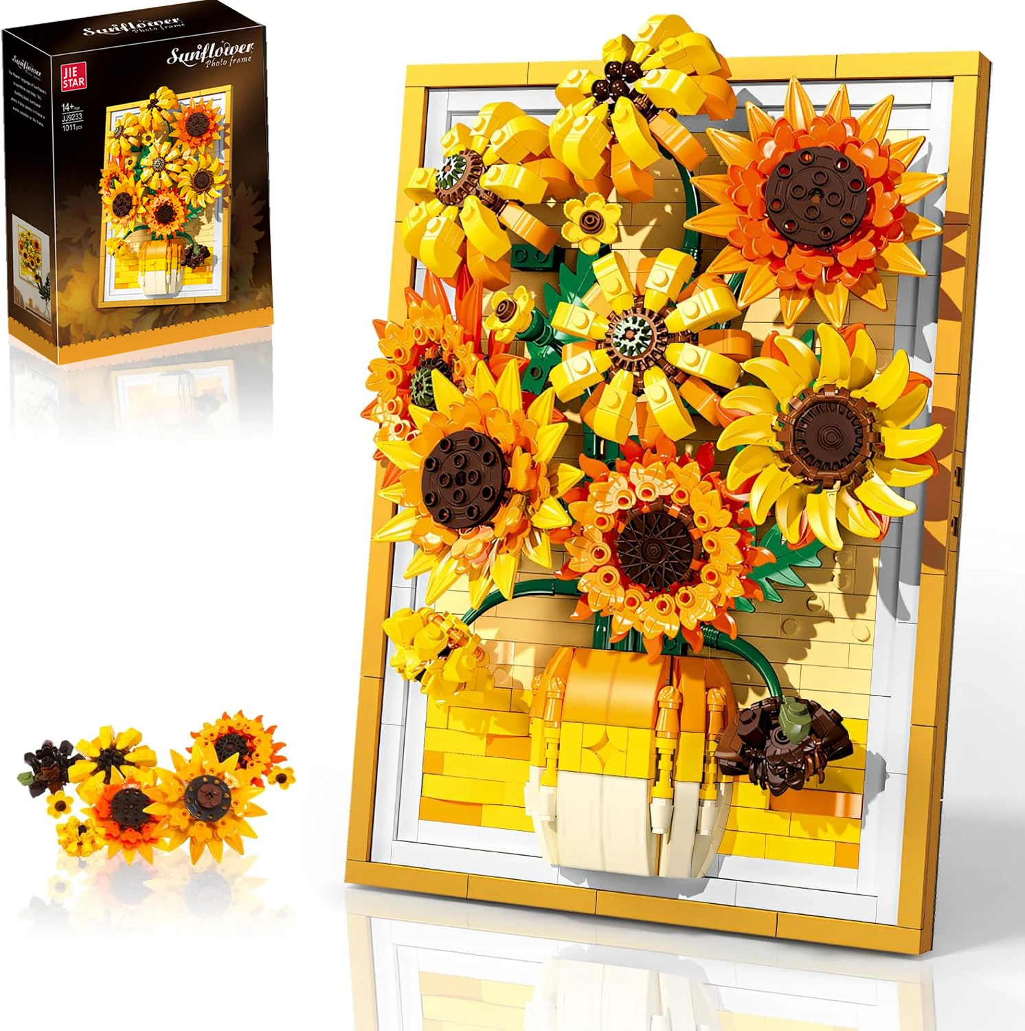 Sunflower Frame Building Set Botanical Collection Adult Wall Art Compatible with Lego Collectible Home Decor Art Block Kit
Sunflower Frame Building Set Botanical Collection Adult Wall Art Compatible with Lego Collectible Home Decor Art Block Kit