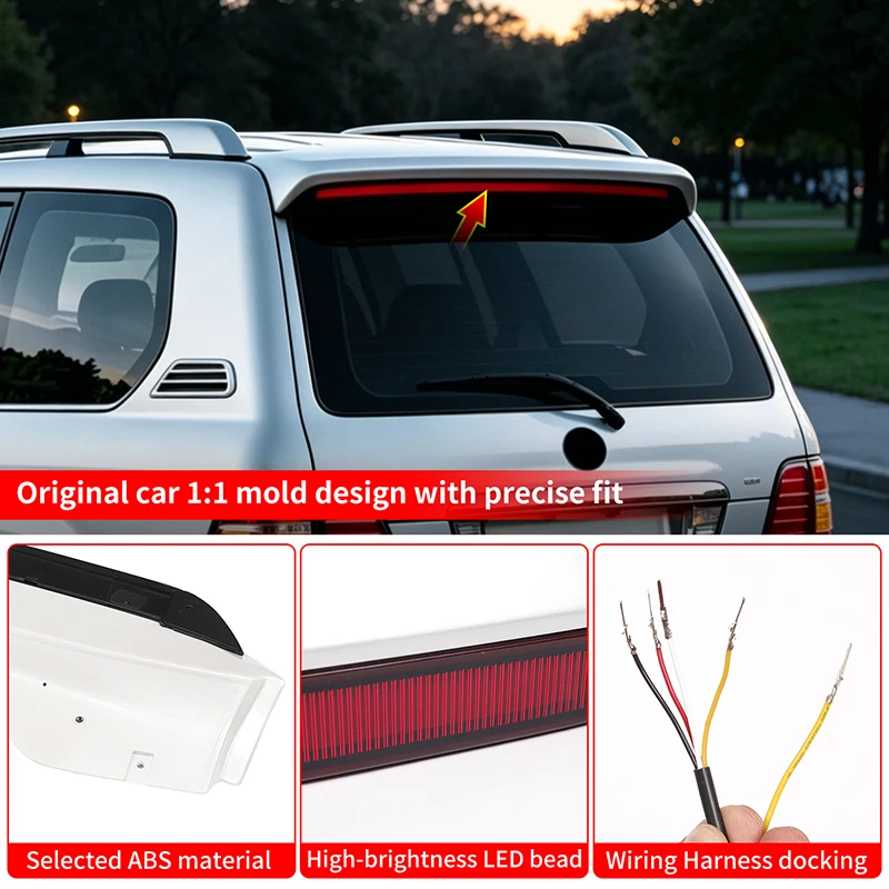 For 1997-2007 Lexus LX 470 Rear Trunk LED Spoiler Reduce Wind Resistance Upgrade Car Exterior Tuning Modification Accessories
For 1997-2007 Lexus LX 470 Rear Trunk LED Spoiler Reduce Wind Resistance Upgrade Car Exterior Tuning Modification Accessories