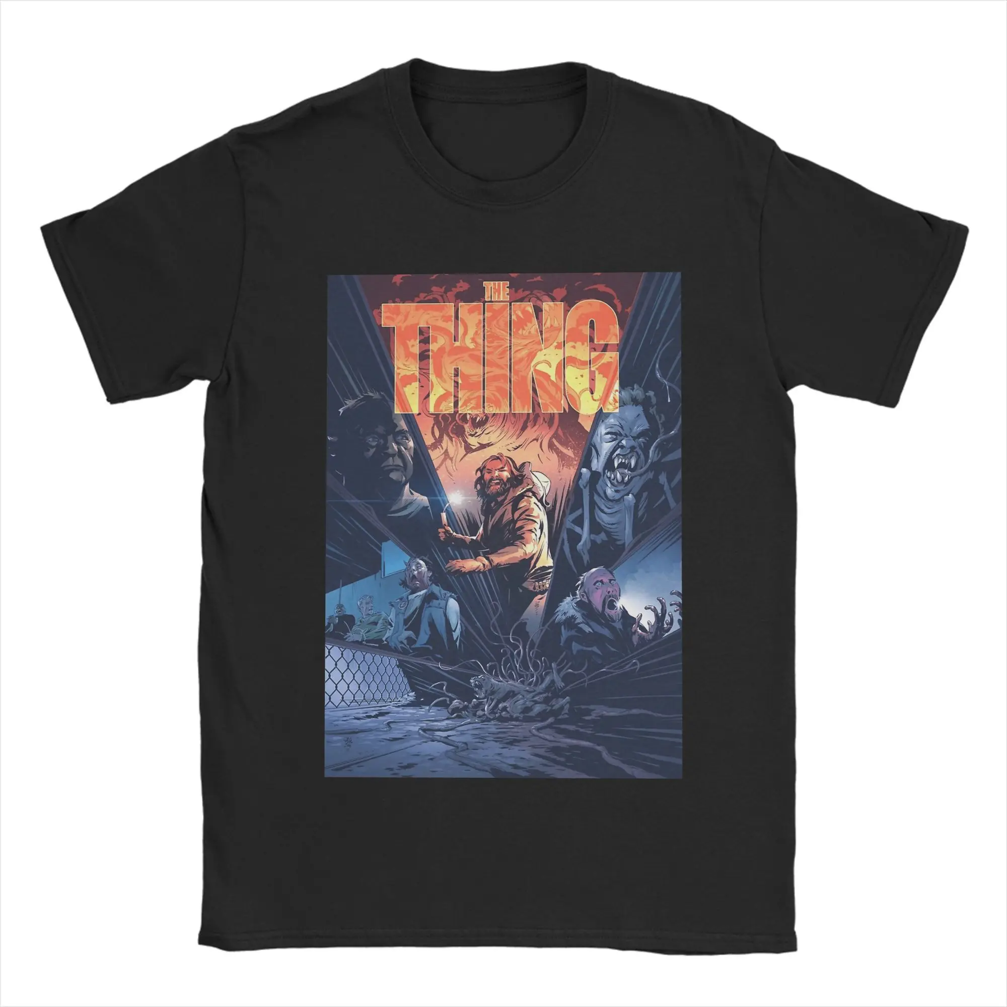 The Thing Horror Movie Men's T Shirt Crazy Tee Shirt Short Sleeve Round Collar T-Shirt Pure Cotton 6XL Tops
The Thing Horror Movie Men's T Shirt Crazy Tee Shirt Short Sleeve Round Collar T-Shirt Pure Cotton 6XL Tops