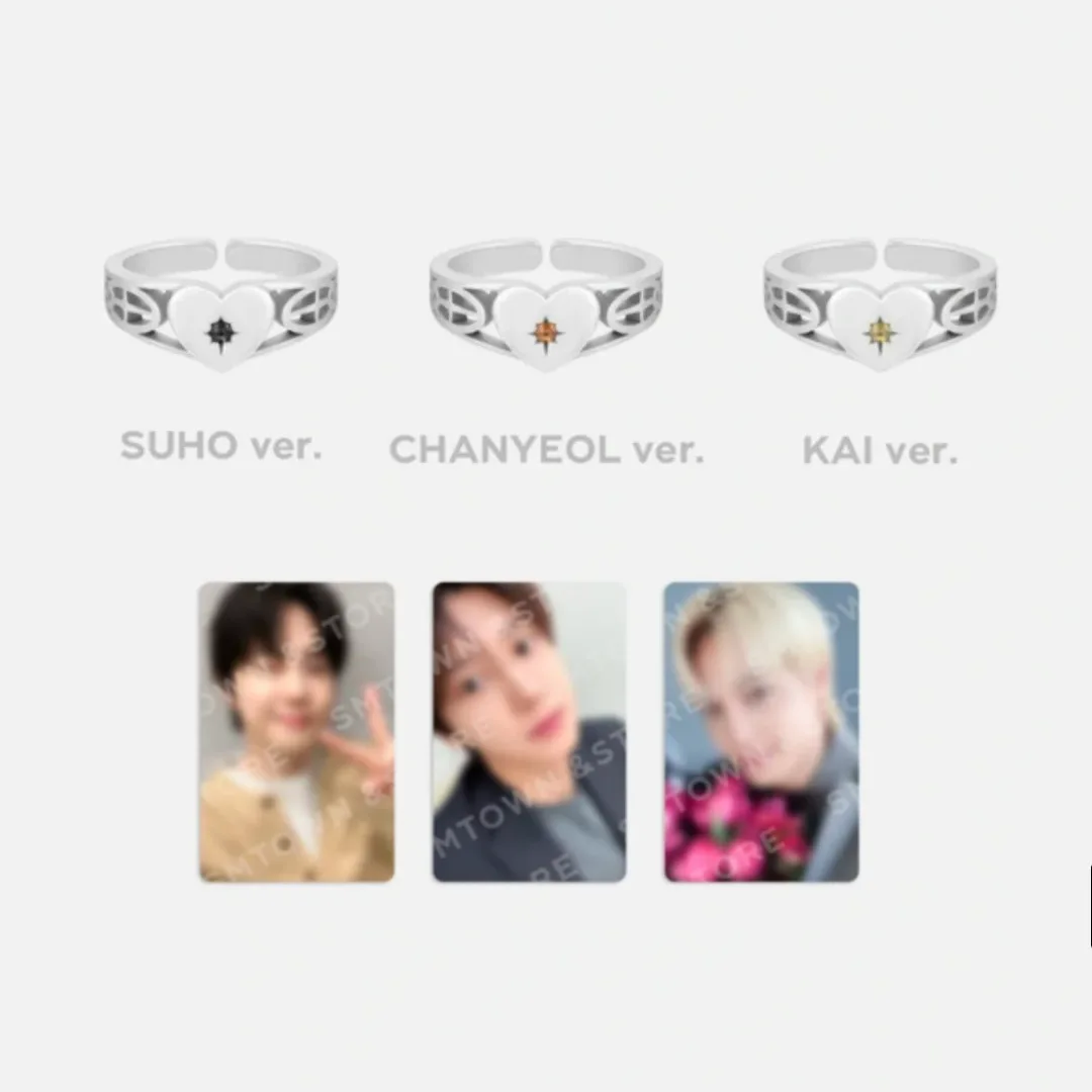 KPOP CHANYEOL 13th Anniversary Ring SOHO KAI Adjustable Ring Fans Gifts Accessories
KPOP CHANYEOL 13th Anniversary Ring SOHO KAI Adjustable Ring Fans Gifts Accessories