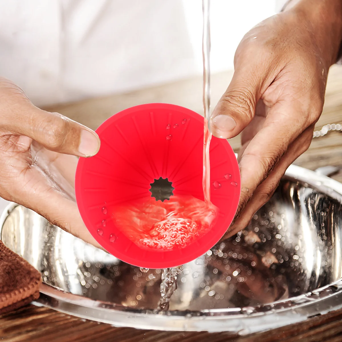 Funnel Reusable Durable Silicone Filter For Kitchen Practical Coffee Maker Tool Smooth Texture Easy Clean Coffee Filter
Funnel Reusable Durable Silicone Filter For Kitchen Practical Coffee Maker Tool Smooth Texture Easy Clean Coffee Filter