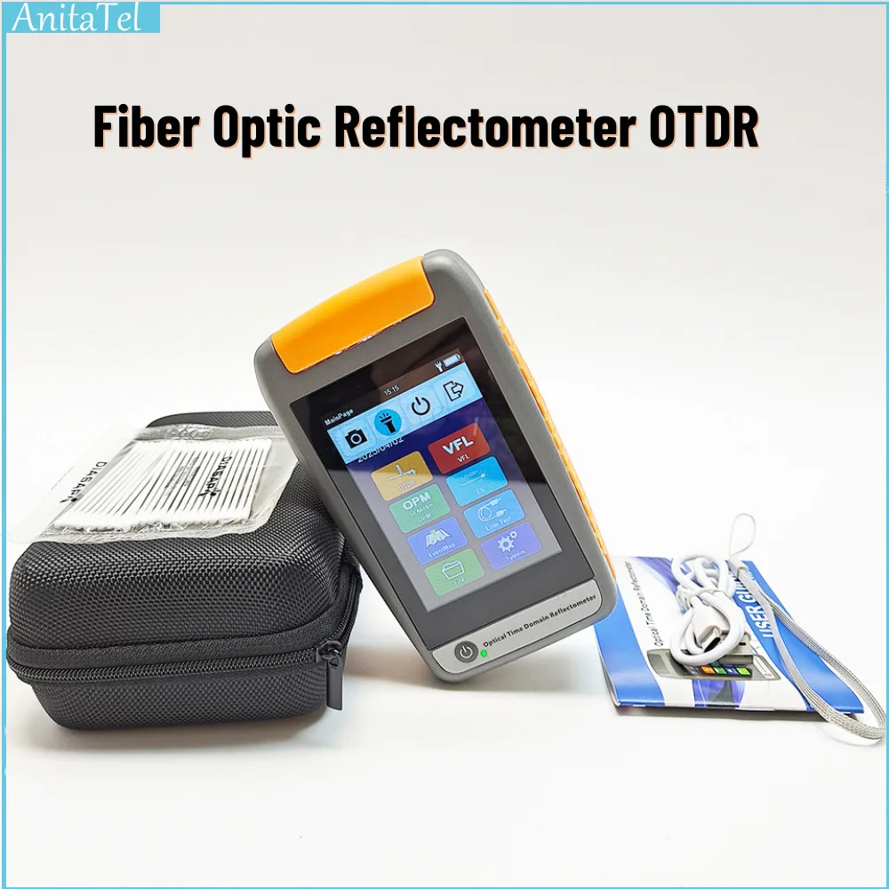 MINI OTDR 1310/1550Nm 22/20Db Fiber Optic Reflectometer Touch Screen Iolm VFL OLS OPM Event Map Ethernet Cable Tester
MINI OTDR 1310/1550Nm 22/20Db Fiber Optic Reflectometer Touch Screen Iolm VFL OLS OPM Event Map Ethernet Cable Tester