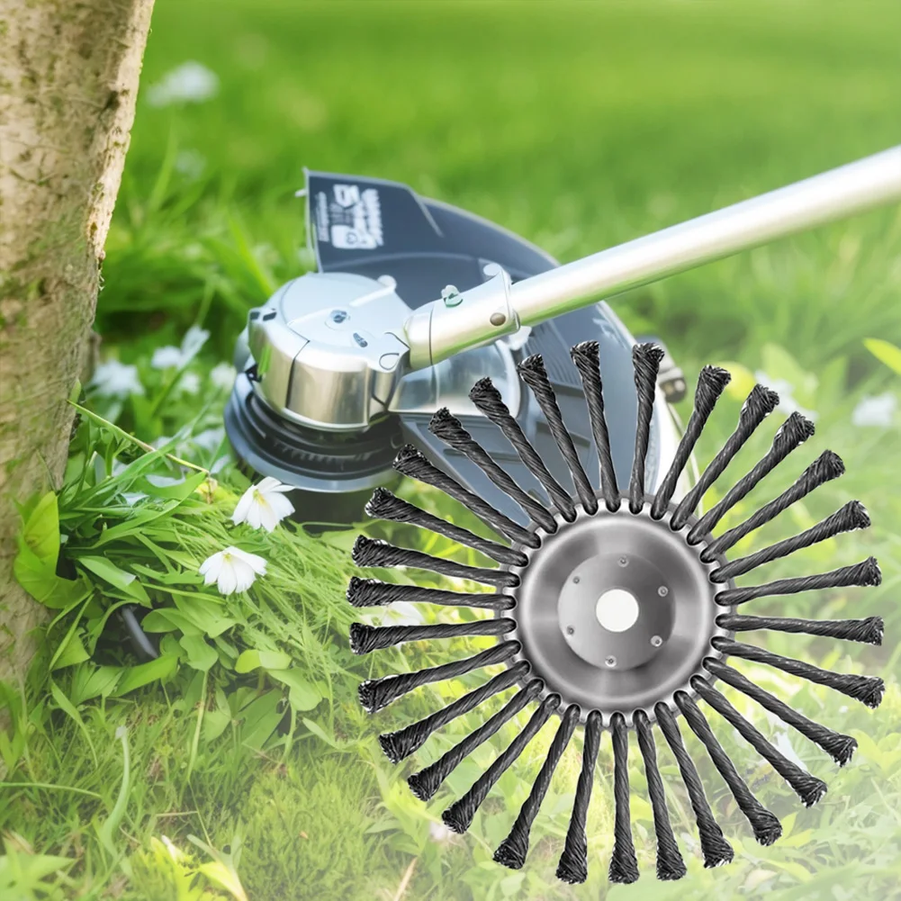10inch Derusting Weeding Wheel Universal Garden Weeding Brush Removal Rust Rotary Weed Brush Lawn Mower Brush Cutter Accessories
10inch Derusting Weeding Wheel Universal Garden Weeding Brush Removal Rust Rotary Weed Brush Lawn Mower Brush Cutter Accessories