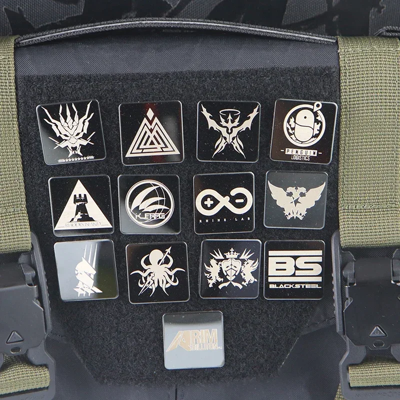 Arknights Metal Patches on Bags Hook & Loop on Clothes Mini Tactics Morale Badge Decoration for Clothing and Backpack
Arknights Metal Patches on Bags Hook & Loop on Clothes Mini Tactics Morale Badge Decoration for Clothing and Backpack