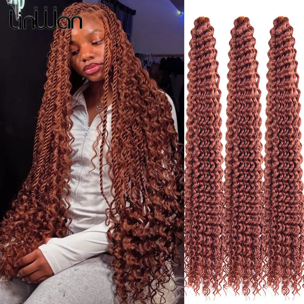 Глубокие волны, плетение волос, синтетические волосы, плетение волн воды, косички в стиле бохо, наращивание волос, омбре, блондинка, вязанные крючком волосы для женщин
Глубокие волны, плетение волос, синтетические волосы, плетение волн воды, косички в стиле бохо, наращивание волос, омбре, блондинка, вязанные крючком волосы для женщин