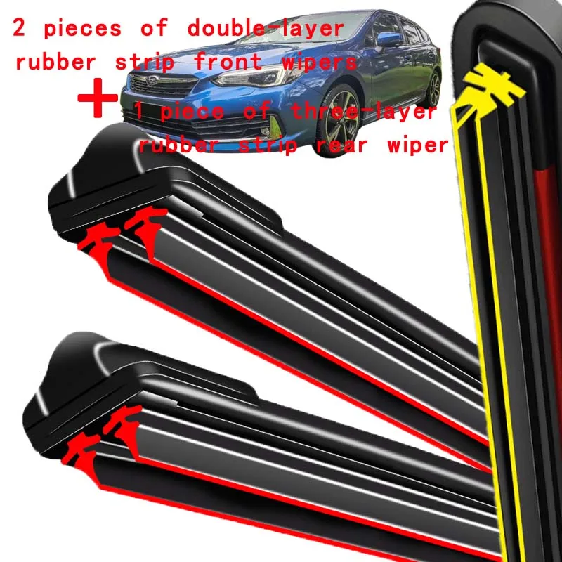 For Subaru Impreza XV GK GT 2017-2021 2018 2019 2020 Wiper Front & Rear Wiper Blades Windshield Windscreen Window 26"+16"+14"
For Subaru Impreza XV GK GT 2017-2021 2018 2019 2020 Wiper Front & Rear Wiper Blades Windshield Windscreen Window 26"+16"+14"