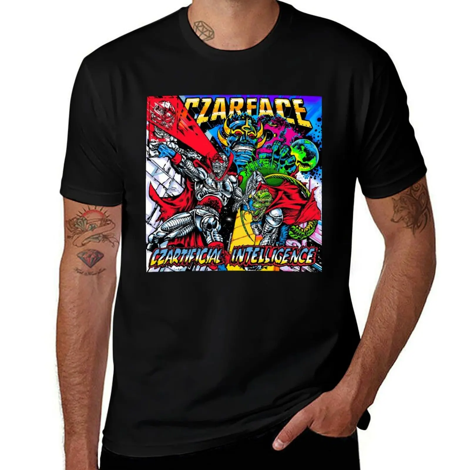 Czarface Czartificial Intelligence T-Shirt man t shirts cotton cotton t shirt pack cotton tshirt 100% T-Shirt
Czarface Czartificial Intelligence T-Shirt man t shirts cotton cotton t shirt pack cotton tshirt 100% T-Shirt