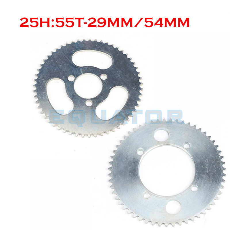 25H 55T Tooth 29mm /54mm 2 Stroke Mini ATV Rear Chain Gear Sprocket Plate For 47cc 49cc Pocket Bike Quad 4 Wheeler Scooter
25H 55T Tooth 29mm /54mm 2 Stroke Mini ATV Rear Chain Gear Sprocket Plate For 47cc 49cc Pocket Bike Quad 4 Wheeler Scooter