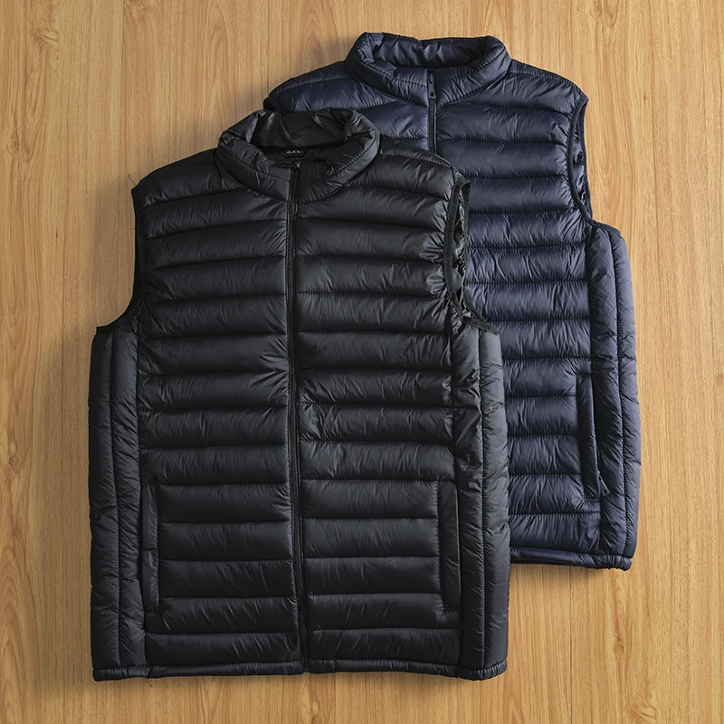 Ultra-Value Lightweight Warm Men's Pure Color Stand Collar down Cotton Vest Jacket Fashionable Urban Casual Standard Fit Youth
Ultra-Value Lightweight Warm Men's Pure Color Stand Collar down Cotton Vest Jacket Fashionable Urban Casual Standard Fit Youth