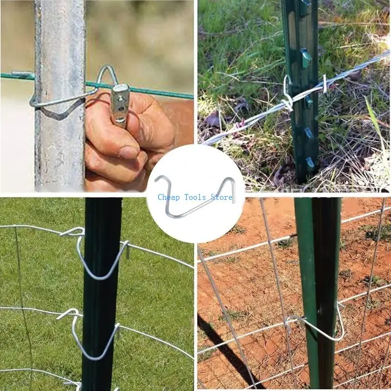 G88B Convenient 200pcs Steel Fence Wire Clip Metal Clip for Home & Agricultural Use
G88B Convenient 200pcs Steel Fence Wire Clip Metal Clip for Home & Agricultural Use