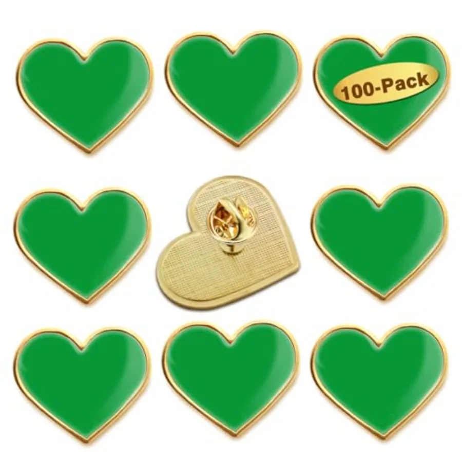 12/25/50/100Pcs Multicolor Heart Love Lapel Pins Bulk - Metal Heart Health Brooch Badge For Men Women Clothes Bags Hats
12/25/50/100Pcs Multicolor Heart Love Lapel Pins Bulk - Metal Heart Health Brooch Badge For Men Women Clothes Bags Hats