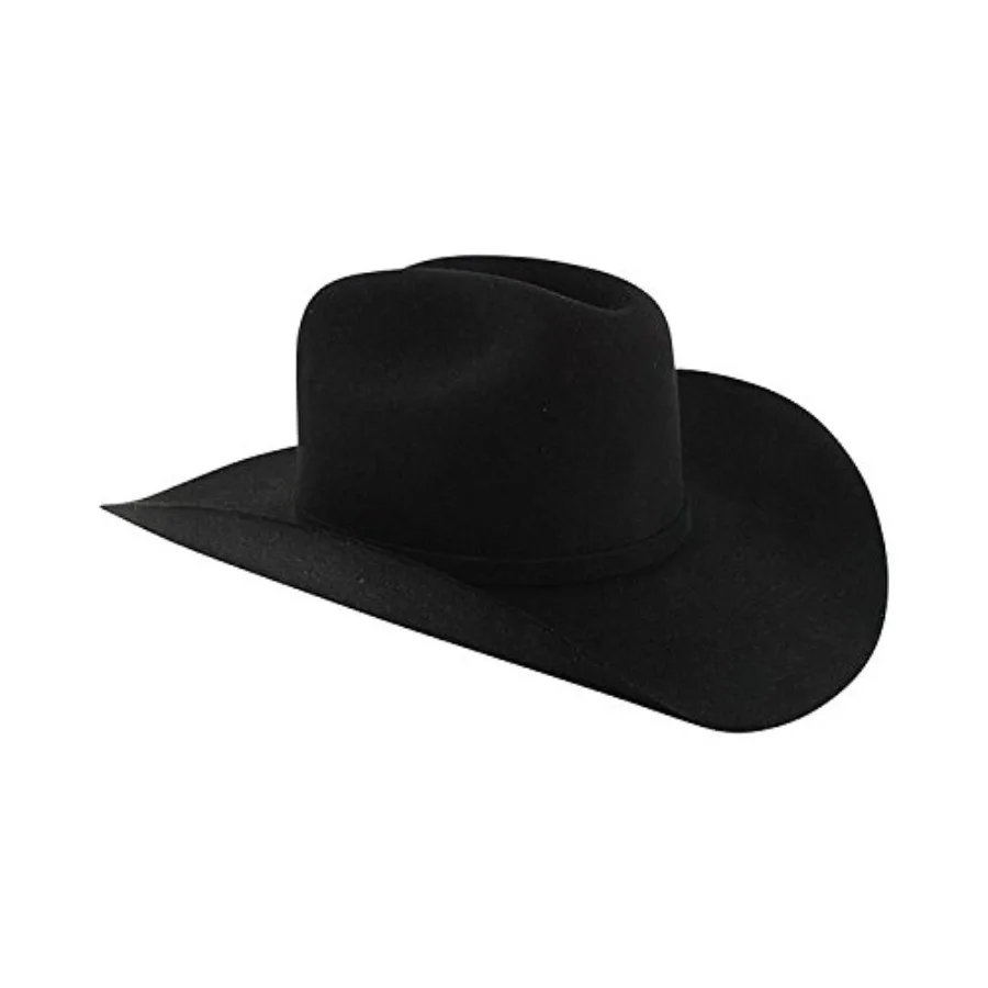 Men's Apache 4X Felt Cowboy Hat for outdoor wear, premium felt material, black color, lightweight and breathable design
Men's Apache 4X Felt Cowboy Hat for outdoor wear, premium felt material, black color, lightweight and breathable design