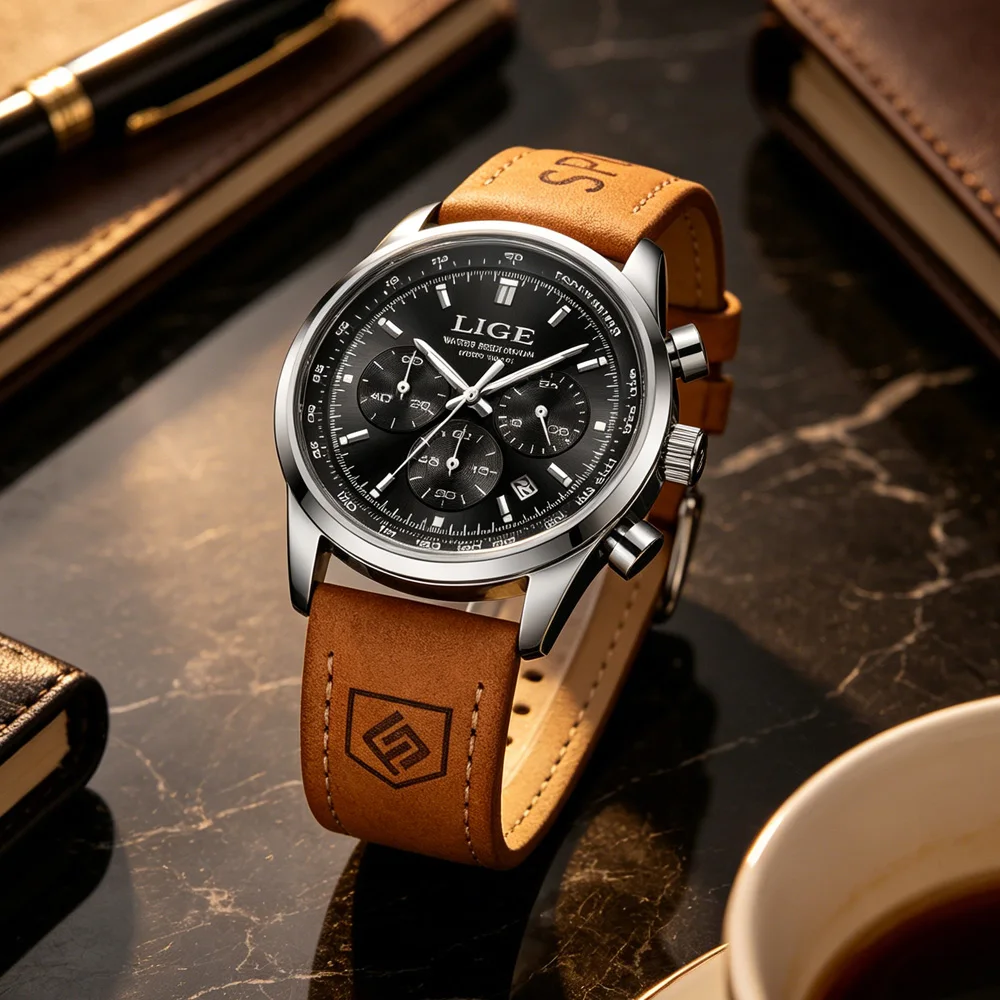 LIGE Quartz Watch Man Top Brand Luxury Sport Waterproof Chronograph Date Clock Gift Male Leather Wristwatch Business Men Watches
LIGE Quartz Watch Man Top Brand Luxury Sport Waterproof Chronograph Date Clock Gift Male Leather Wristwatch Business Men Watches
