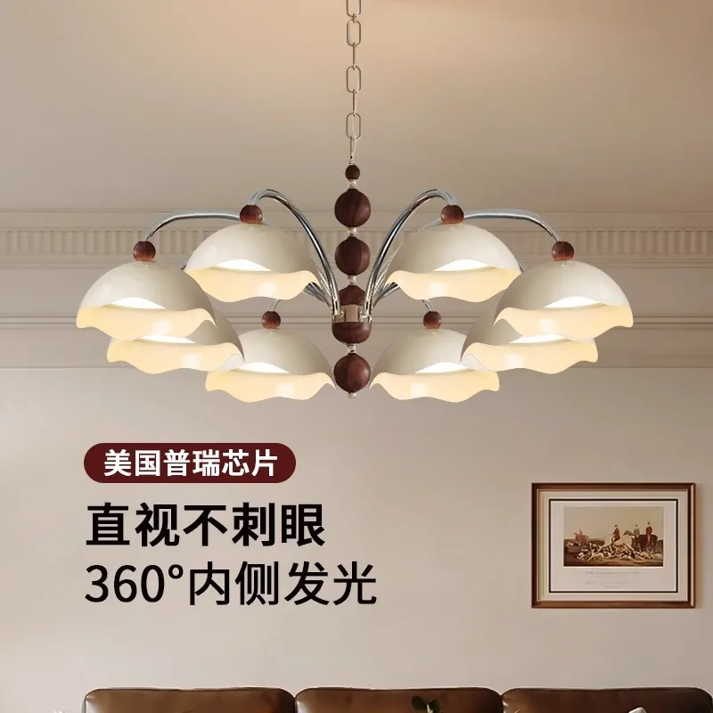Cream antique eggshell chandelier living room main light eye protection French style dining table dining room bedroom light
Cream antique eggshell chandelier living room main light eye protection French style dining table dining room bedroom light