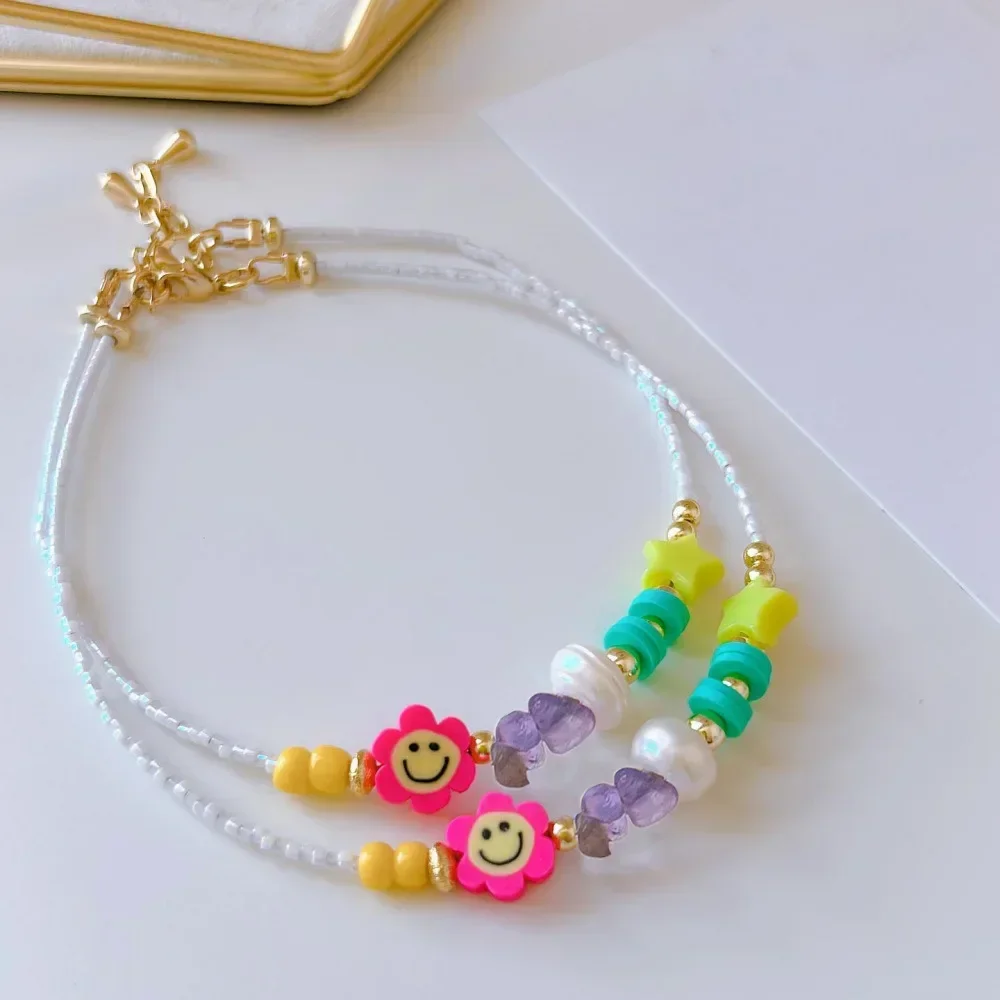 Beaded bracelet Sea shell Originality Pearl Female Crystal Hand knitting Bohemia Adjustable Tide Simple Rice bead bracelet
Beaded bracelet Sea shell Originality Pearl Female Crystal Hand knitting Bohemia Adjustable Tide Simple Rice bead bracelet