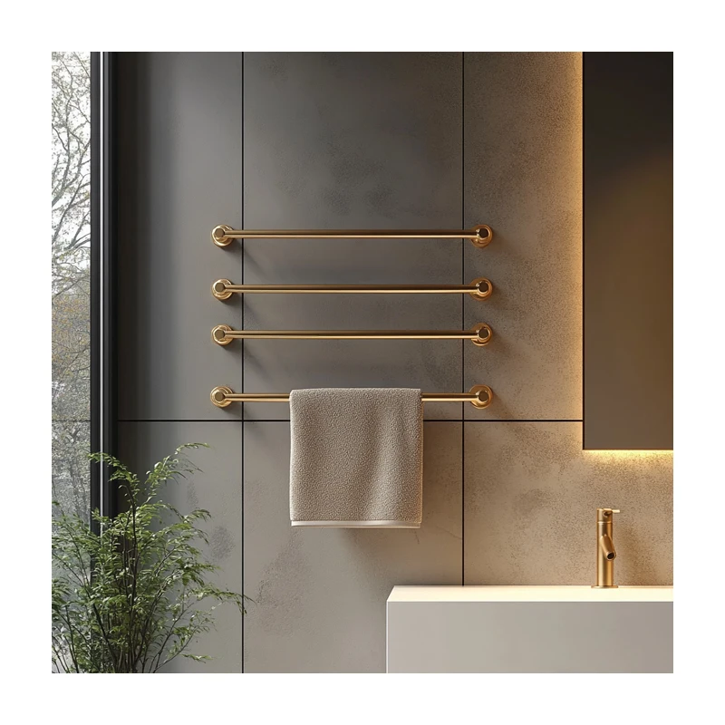 Brass Heated Towel Rack Wall Mounted Towel Rail Radiator Round Tube Electric Heated Towel Rail
Brass Heated Towel Rack Wall Mounted Towel Rail Radiator Round Tube Electric Heated Towel Rail