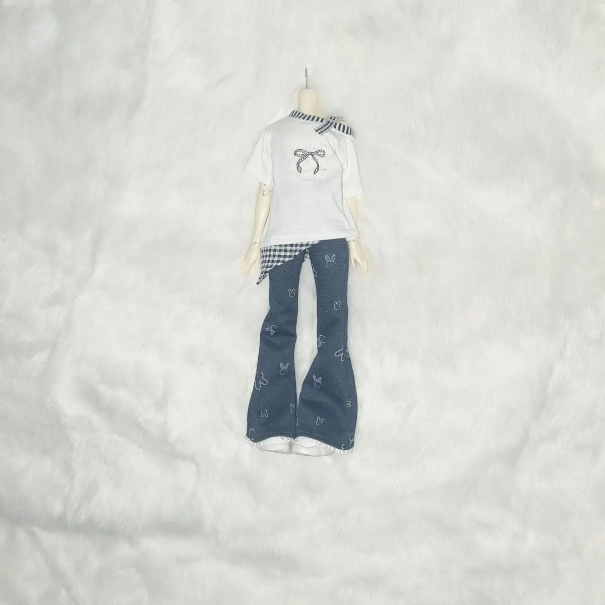 Doll's Clothes for 45/30cm Bjd Doll Diagonal Shoulder Short Sleeved Bow Printed T-shirt Dress Up Toys 1/4 1/6 Doll Accessories
Doll's Clothes for 45/30cm Bjd Doll Diagonal Shoulder Short Sleeved Bow Printed T-shirt Dress Up Toys 1/4 1/6 Doll Accessories