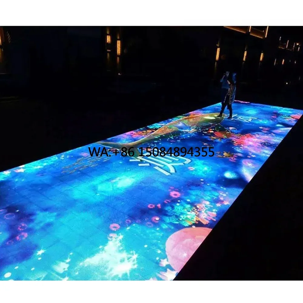High Brightness LED Floor Screen Wedding Party Stage Interactive Floor Advertising LED Display Screen
High Brightness LED Floor Screen Wedding Party Stage Interactive Floor Advertising LED Display Screen
