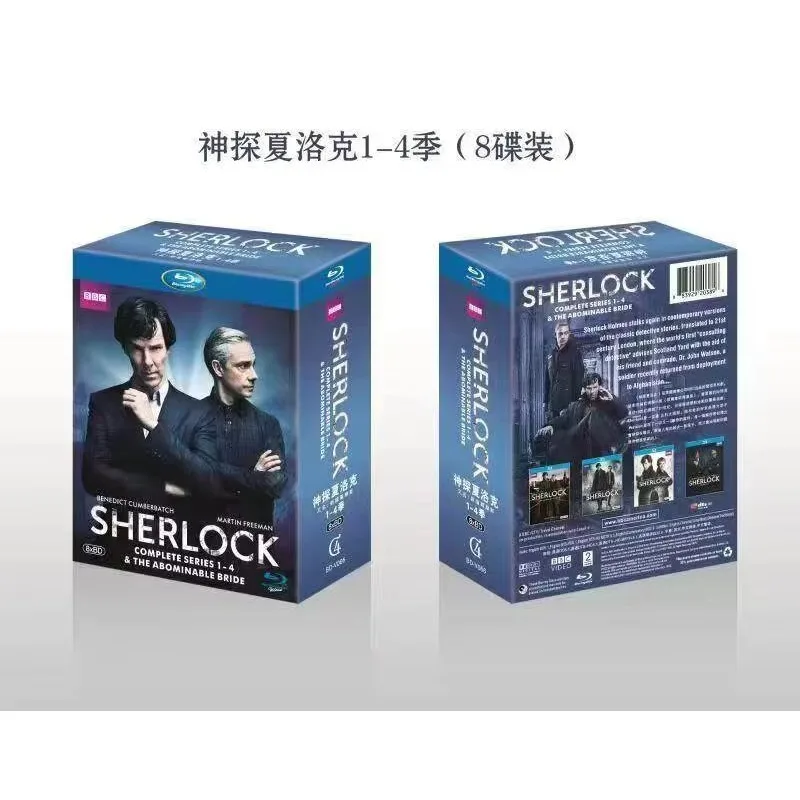 Brand New BD Blu-ray High Definition Sherlock Seasons 1–4 8 Disc Set English Audio with Chinese Subtitles
Brand New BD Blu-ray High Definition Sherlock Seasons 1–4 8 Disc Set English Audio with Chinese Subtitles