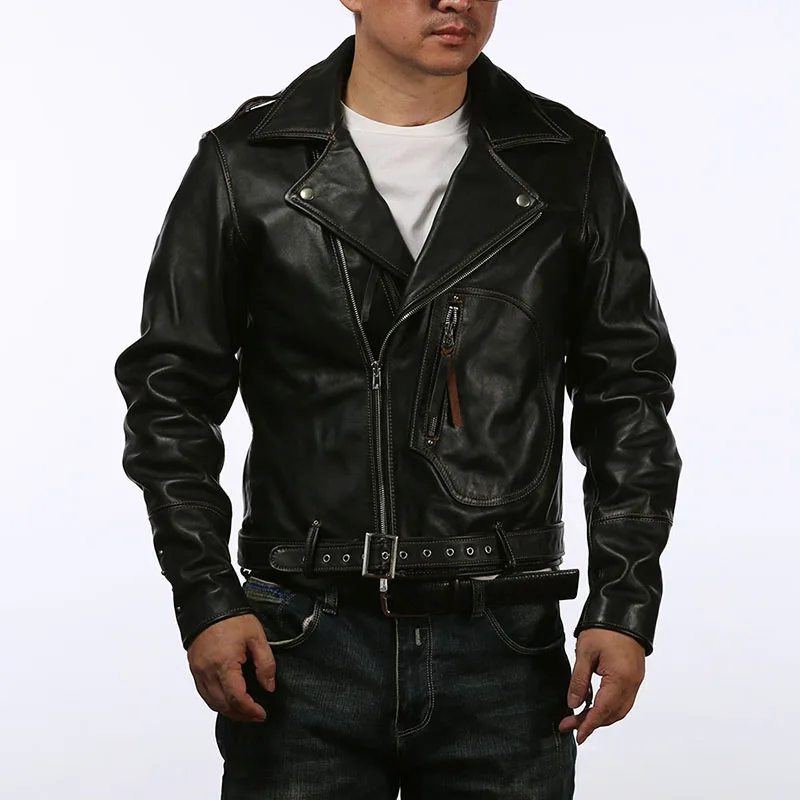 JY900 Asian Size Men's Slim Vintage Genuine Italian Tuscany Cow Leather Storm Rider Jacket
JY900 Asian Size Men's Slim Vintage Genuine Italian Tuscany Cow Leather Storm Rider Jacket