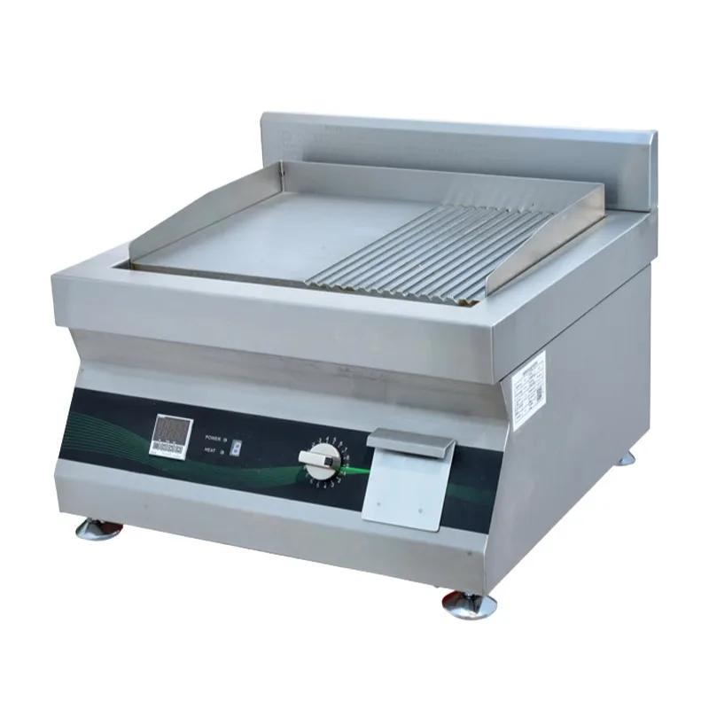 3500W Commercial Induction Griddle Electric Heating Iron Plate Equipment For Chinese And Western Restaurants
3500W Commercial Induction Griddle Electric Heating Iron Plate Equipment For Chinese And Western Restaurants