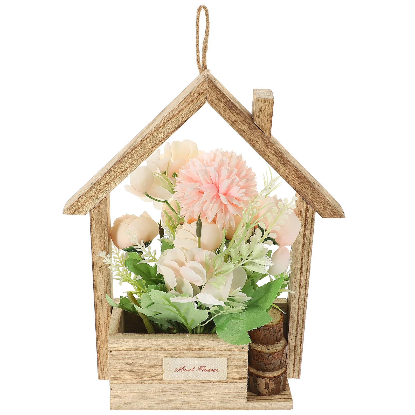 Wall Decor Hanging Flower Pots European Style Wooden Planter Silk Fake Plants Home Decoration Artificial Flowers for Living
Wall Decor Hanging Flower Pots European Style Wooden Planter Silk Fake Plants Home Decoration Artificial Flowers for Living