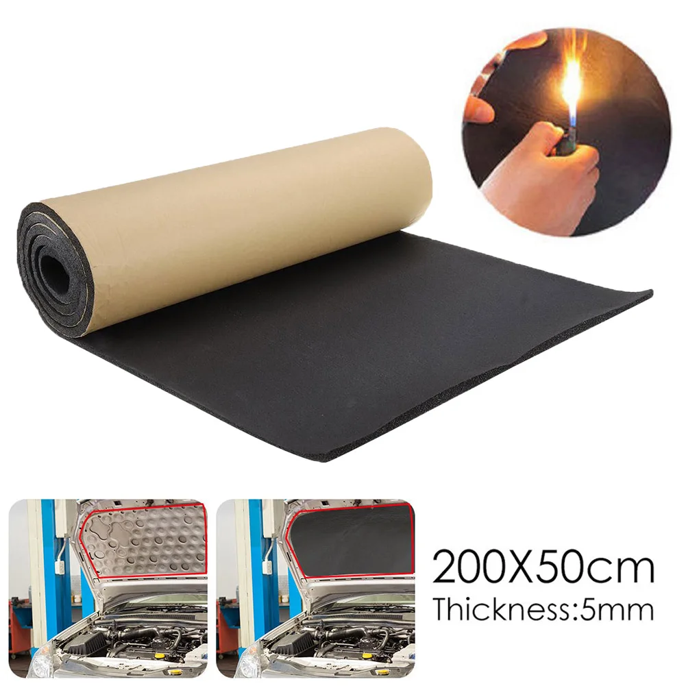 Car Sound Heat Insulation Cotton 200x50cm 5/6/10mm Sound Absorber Foam Noise Insulation Pad Heatproof Car Sound Deadening Mat
Car Sound Heat Insulation Cotton 200x50cm 5/6/10mm Sound Absorber Foam Noise Insulation Pad Heatproof Car Sound Deadening Mat