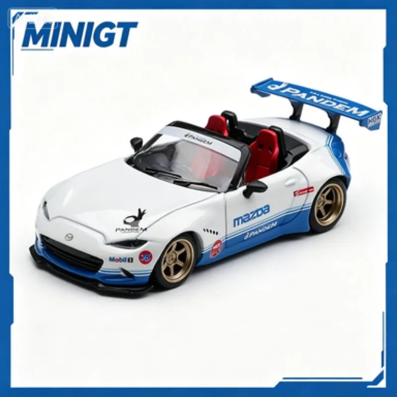 MINIGT1:64 #1222 Mazda MX-5 Pandem, die-cast alloy car model, boys' gift, high-end static collection piece for adults.
MINIGT1:64 #1222 Mazda MX-5 Pandem, die-cast alloy car model, boys' gift, high-end static collection piece for adults.