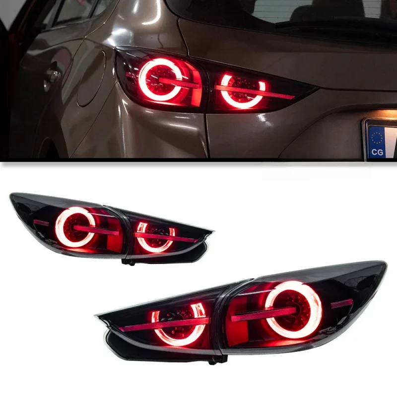 Suitable Tail Light Assembly for Mazda 3 Axela Hatchback 2014-2019, One Arrow Through the Heart Flowing Water Turn
Suitable Tail Light Assembly for Mazda 3 Axela Hatchback 2014-2019, One Arrow Through the Heart Flowing Water Turn