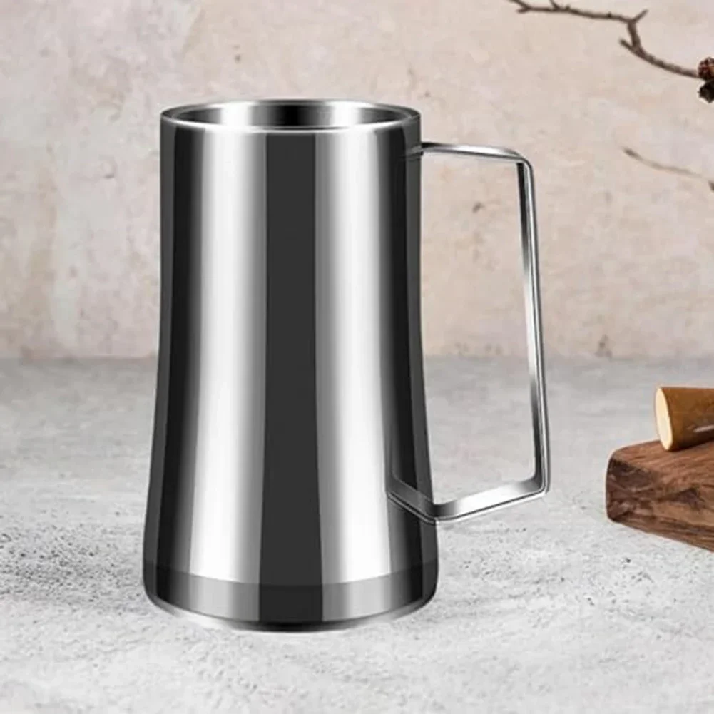 Insulated Stainless Steel Beer Mug Double Wall Beer Tankard Thickened Steel Beer Mug-Western Coffee Cup For Outdoor Camping
Insulated Stainless Steel Beer Mug Double Wall Beer Tankard Thickened Steel Beer Mug-Western Coffee Cup For Outdoor Camping