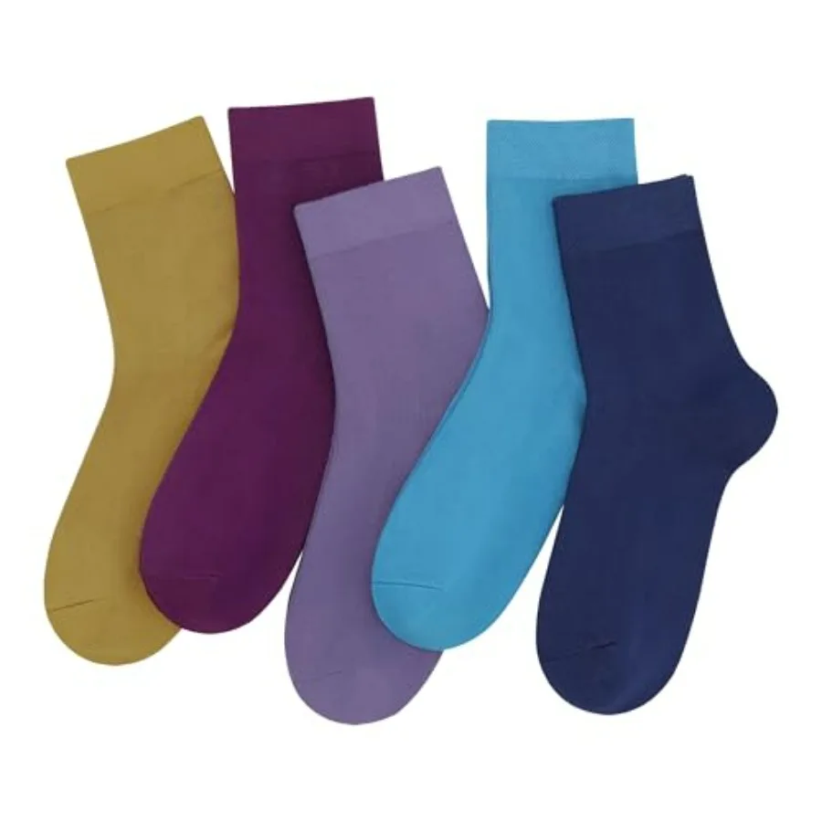 SERISIMPLE Women Thin Viscose Bamboo Socks Crew Lightweight Above Ankle Casual Dress Sock For Ladies Bootie Trouser 5 Pairs
SERISIMPLE Women Thin Viscose Bamboo Socks Crew Lightweight Above Ankle Casual Dress Sock For Ladies Bootie Trouser 5 Pairs