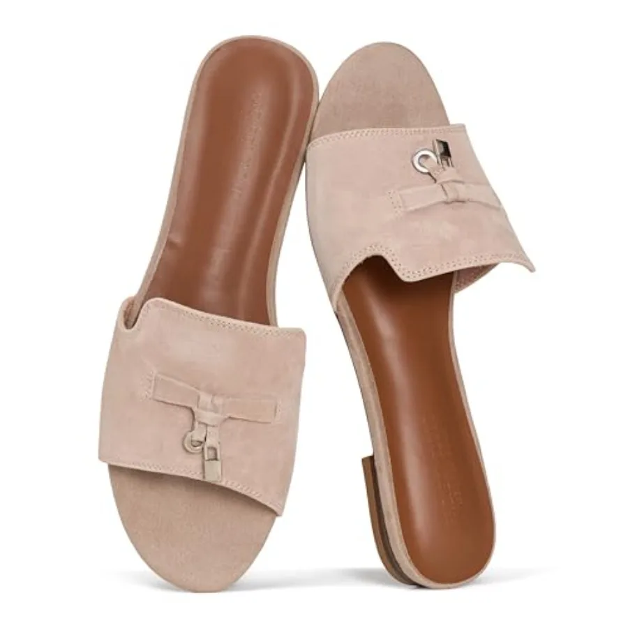 0% Genuine Leather Sandals Women Dressy - Non-Slip Womens Sandals with Memory Foam Insole Slides for Women Footwear - Lightweig
0% Genuine Leather Sandals Women Dressy - Non-Slip Womens Sandals with Memory Foam Insole Slides for Women Footwear - Lightweig