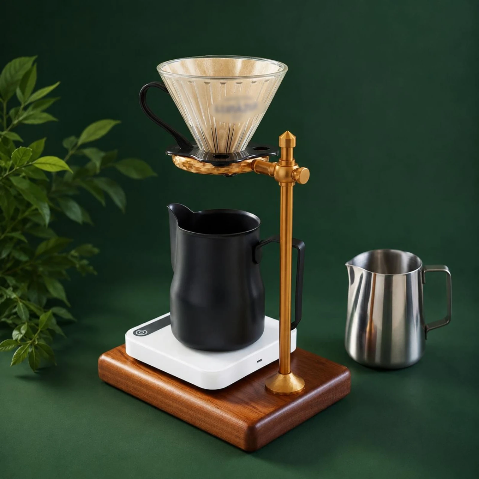 Manual Coffee Dripper Stand Rounded Rim Base Pour over Stand Wooden Coffee Dripper Holder Sturdy Construction Kitchen Tool
Manual Coffee Dripper Stand Rounded Rim Base Pour over Stand Wooden Coffee Dripper Holder Sturdy Construction Kitchen Tool