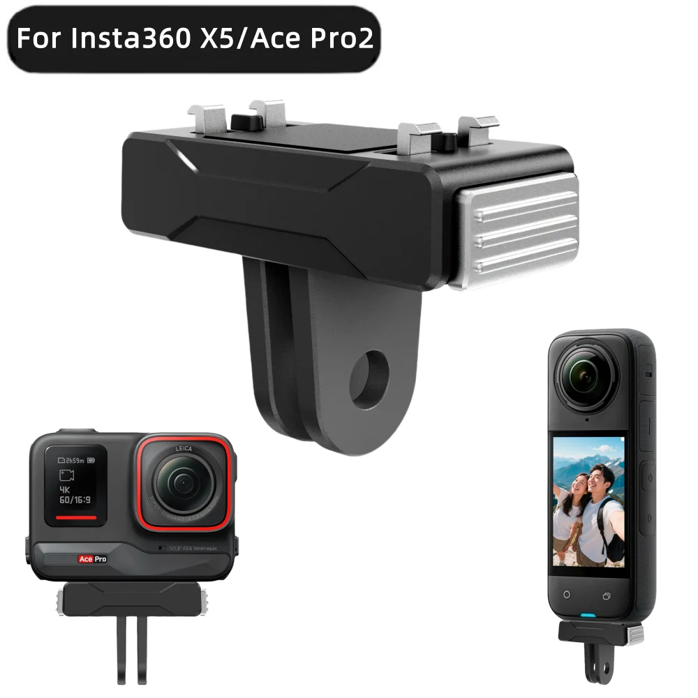 Magnetic Quick Release Mount For Insta360 X5 360 Ace/Ace Pro/Ace Pro 2 Base Two Claw Adapter Holder Bracket Camera Accessories
Magnetic Quick Release Mount For Insta360 X5 360 Ace/Ace Pro/Ace Pro 2 Base Two Claw Adapter Holder Bracket Camera Accessories