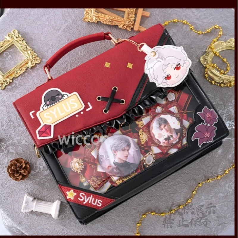 Anime Y2K Jirai Kei Rafayel Sylus Zayne Xavier Backpack Game Love and Deepspace Cosplay PU Leather Handbag Shoulder Bag Gift
Anime Y2K Jirai Kei Rafayel Sylus Zayne Xavier Backpack Game Love and Deepspace Cosplay PU Leather Handbag Shoulder Bag Gift