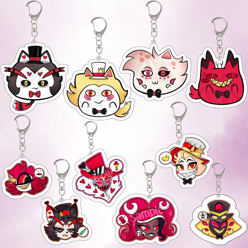 Для Hazbin Hotel Angel Dust Alastor Чарли Husk бархатный акриловый брелок милый аниме периферийное украшение кулон праздничный подарок
Для Hazbin Hotel Angel Dust Alastor Чарли Husk бархатный акриловый брелок милый аниме периферийное украшение кулон праздничный подарок