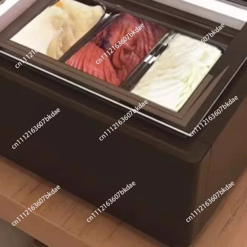 Desktop Ice Cream Showcase Ice Cream Freezer Display Counter Type Gelato Display Freezing Machine
Desktop Ice Cream Showcase Ice Cream Freezer Display Counter Type Gelato Display Freezing Machine