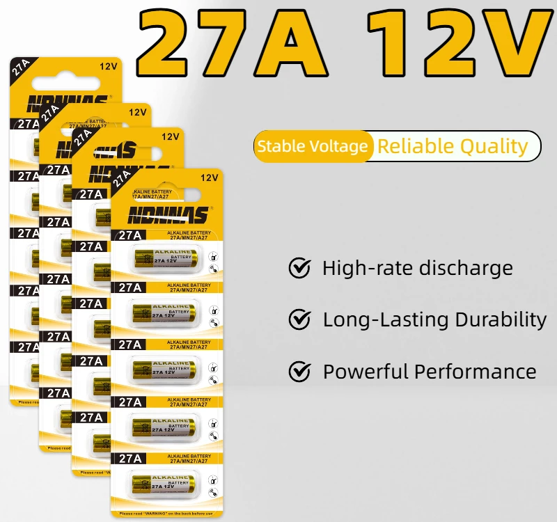 5-50PCS 27A 12V Alkaline Dry Battery Replacement for Doorbell Car Key Fob Calculator TV Remote Control Small Electronic Device
5-50PCS 27A 12V Alkaline Dry Battery Replacement for Doorbell Car Key Fob Calculator TV Remote Control Small Electronic Device