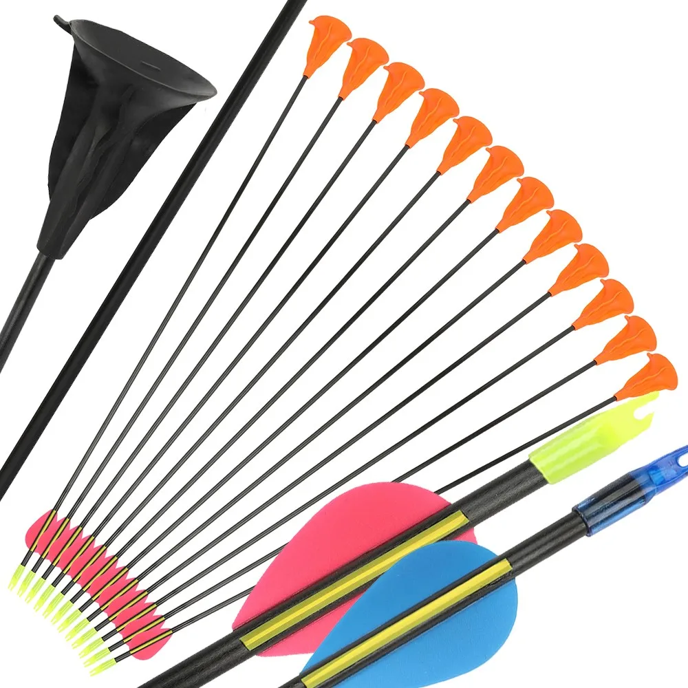 6/12pcs Fiberglass Archery 29inch Arrow Suction Cup Tip Archery Shooting Target Practice for Compound Recurve Bow Accessories
6/12pcs Fiberglass Archery 29inch Arrow Suction Cup Tip Archery Shooting Target Practice for Compound Recurve Bow Accessories