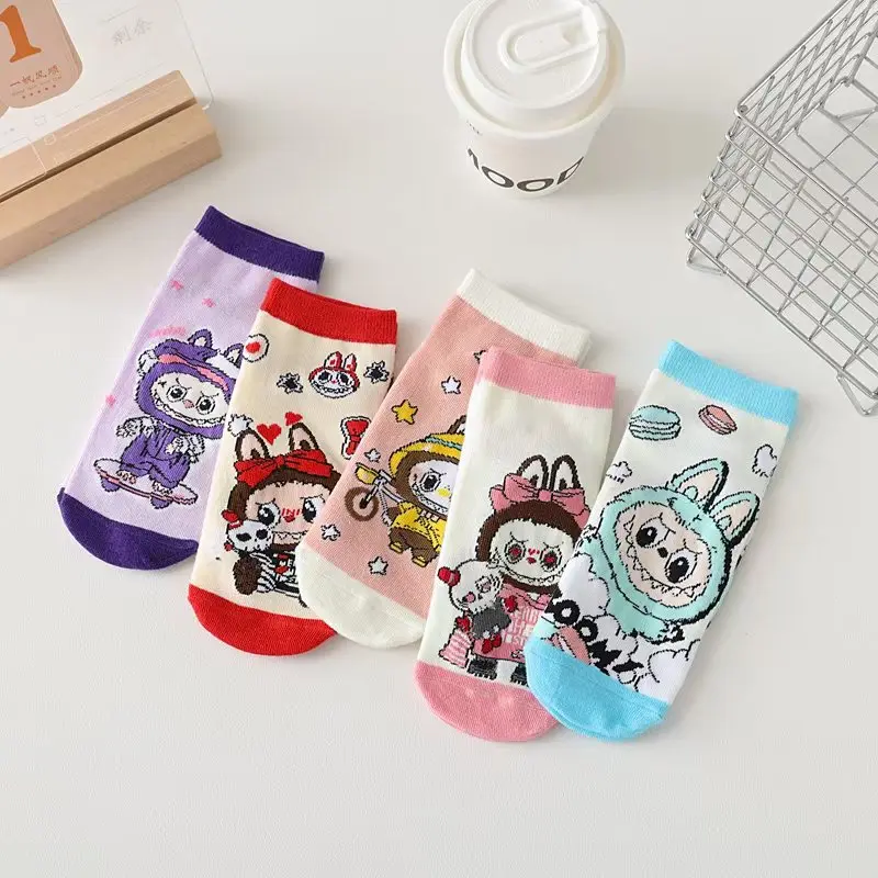 New Labab cartoon animation La- bubu cotton short socks low-top women's socks are fashionable, comfortable and breathable as a b
New Labab cartoon animation La- bubu cotton short socks low-top women's socks are fashionable, comfortable and breathable as a b