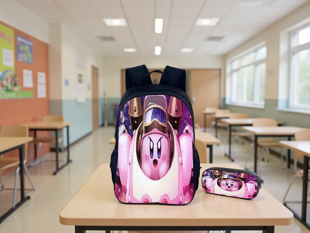 Fashion Elementary Kid Kirby Multifunction Backpack with Pencil Box 2 Pcs Set-Lightweight Rucksack for Girls 
Fashion Elementary Kid Kirby Multifunction Backpack with Pencil Box 2 Pcs Set-Lightweight Rucksack for Girls