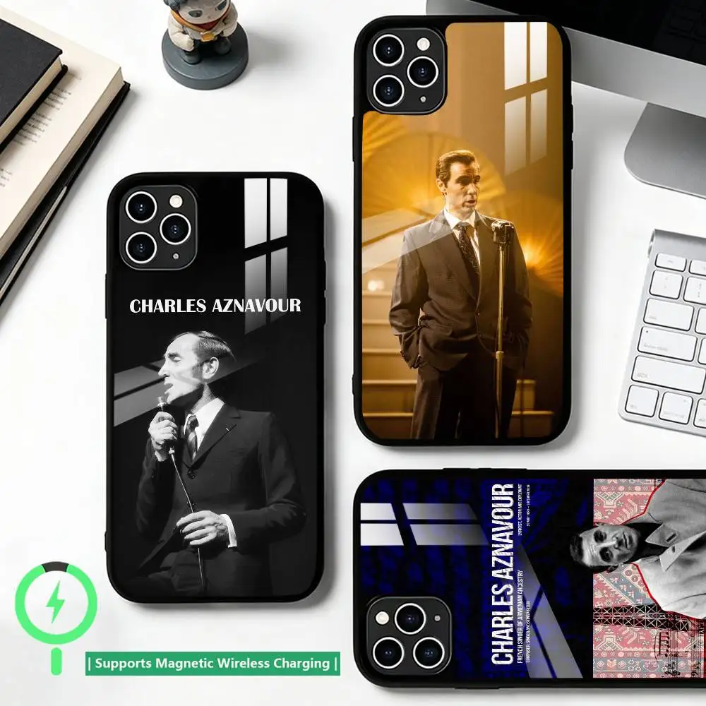 Charles Aznavour Music Phone Case For iPhone17,16,15,14,13,12,11 Plus,Pro Compatible with magnetic wireless charging
Charles Aznavour Music Phone Case For iPhone17,16,15,14,13,12,11 Plus,Pro Compatible with magnetic wireless charging