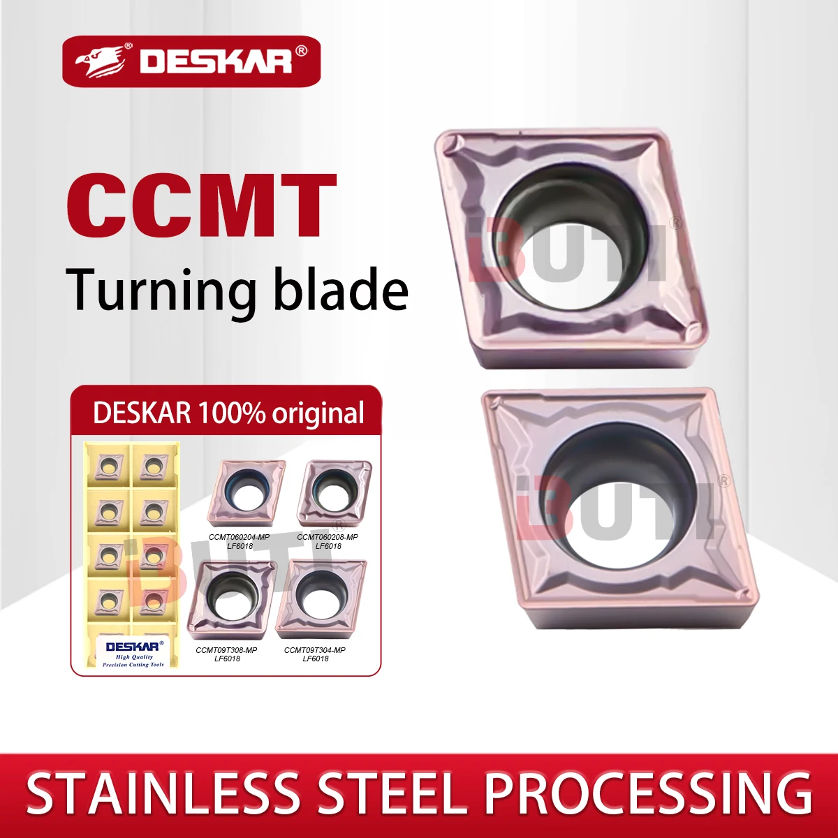 DESKAR 100% оригинальный карбид CCMT 060204 CCMT 060208 CCMT09T304 CCMT09T308 MP LF6018 Инструмент для лезвия с внутренним отверстием из нержавеющей стали с ромбом
DESKAR 100% оригинальный карбид CCMT 060204 CCMT 060208 CCMT09T304 CCMT09T308 MP LF6018 Инструмент для лезвия с внутренним отверстием из нержавеющей стали с ромбом