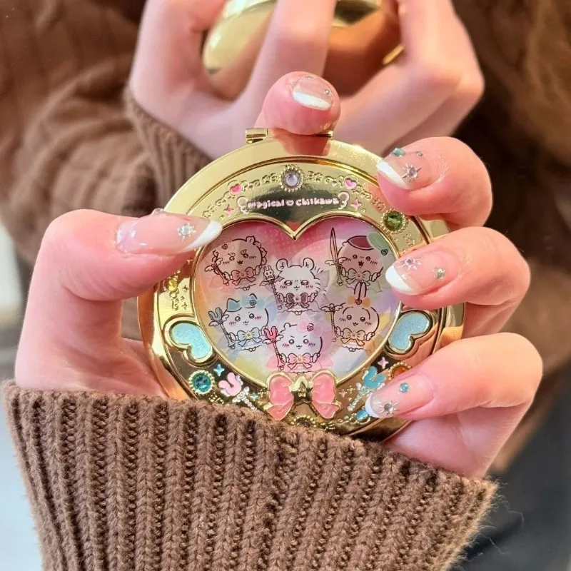 Chiikawa Mirror Usagi Cartoon Cute Metal Magical Patterns Two-sided Makeup Repair Mirror Portable Princess Girl Exquisite Gift
Chiikawa Mirror Usagi Cartoon Cute Metal Magical Patterns Two-sided Makeup Repair Mirror Portable Princess Girl Exquisite Gift