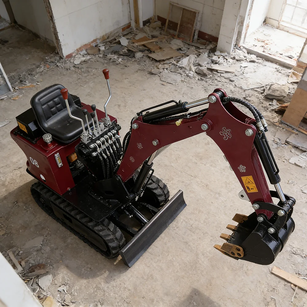 Small 1.7 Ton Mini Excavator Crawler Hydraulic Bagger Garden Micro Digger Compact Tracked Backhoe For Home Yard Renovation
Small 1.7 Ton Mini Excavator Crawler Hydraulic Bagger Garden Micro Digger Compact Tracked Backhoe For Home Yard Renovation