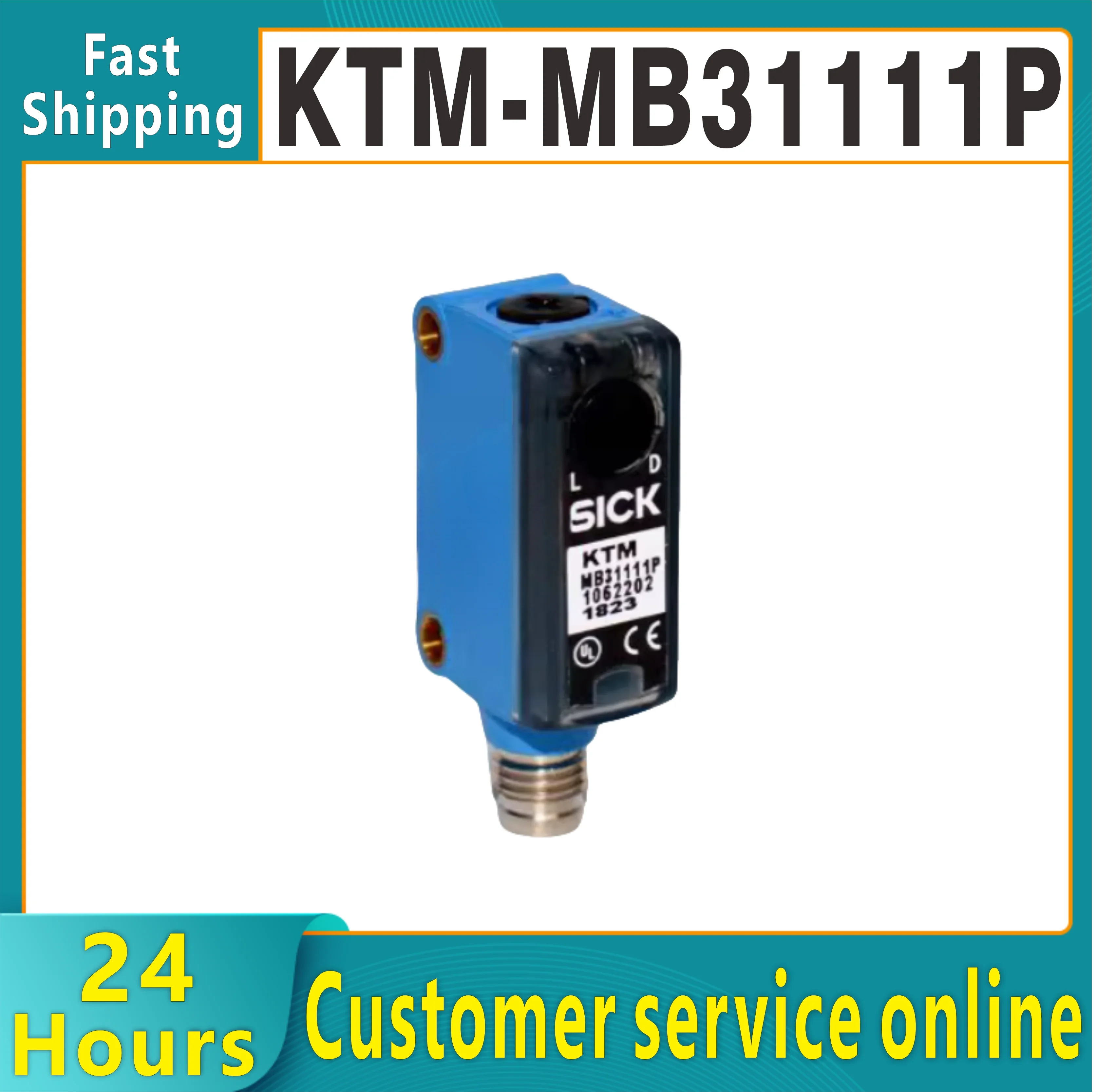 Brand new original KTM-MB31111P color sensor, electric eye photoelectric switch identification, stock 1062202
Brand new original KTM-MB31111P color sensor, electric eye photoelectric switch identification, stock 1062202