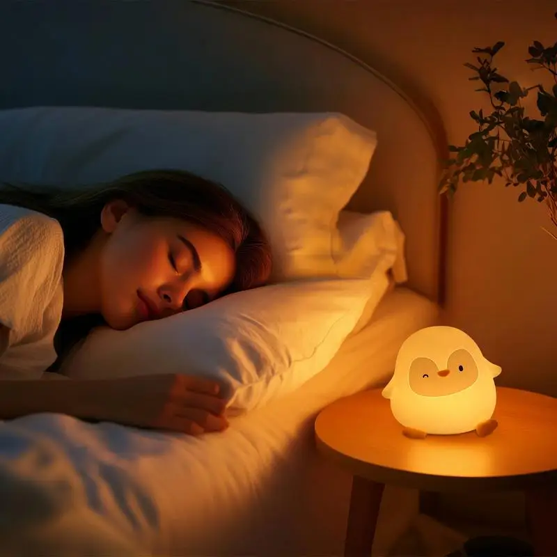 Penguin Night Light For Kids Cartoon Desktop Light Rechargeable Table Lamp For Bedroom Study Room Cartoon Desktop Lighting
Penguin Night Light For Kids Cartoon Desktop Light Rechargeable Table Lamp For Bedroom Study Room Cartoon Desktop Lighting